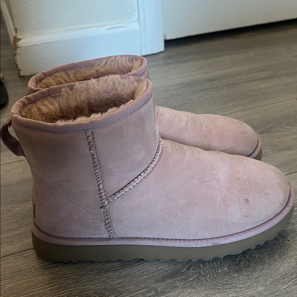 UGG Blush Suede Ankle Boots - Picture 6 of 6
